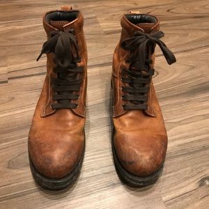 Frye brown leather boots